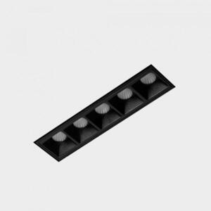 KOHL LIGHTING KOHL-Lighting NSES bezrámečkové zapuštěné svítidlo 137x35 mm černá 10 W 30D CRI 90 3000K PUSH obraz