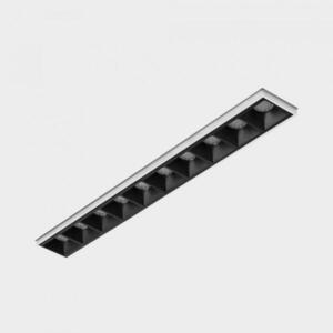 KOHL LIGHTING KOHL-Lighting NSES bezrámečkové zapuštěné svítidlo 270x35 mm bílá-černá 20 W 15D CRI 90 4000K PUSH obraz