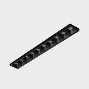 KOHL LIGHTING KOHL-Lighting NSES bezrámečkové zapuštěné svítidlo 270x35 mm černá 20 W 45D CRI 90 3000K Non-Dimm obraz