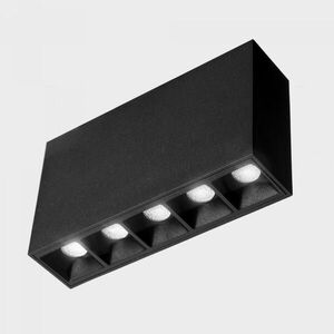 KOHL LIGHTING KOHL-Lighting NSES stropní svítidlo 137x35 mm černá 10 W 30D CRI 90 3000K Non-Dimm obraz