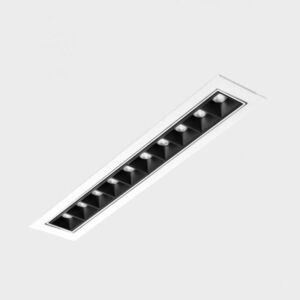 KOHL LIGHTING KOHL-Lighting NSES TILT zapuštěné svítidlo s rámečkem 300x58 mm bílá-černá 20 W 45D CRI 90 3000K Non-Dimm obraz