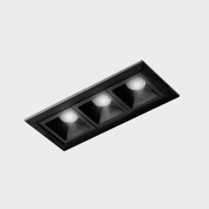 KOHL LIGHTING KOHL-Lighting NSES zapuštěné svítidlo s rámečkem 105x45 mm černá 6 W 30D CRI 90 4000K Non-Dimm obraz