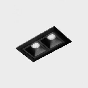 KOHL LIGHTING KOHL-Lighting NSES zapuštěné svítidlo s rámečkem 75x45 mm černá 4 W 15D CRI 90 3000K PUSH obraz