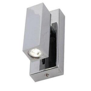 LED Nástěnné svítidlo AZzardo Angus chrome AZ2445 3W 250lm 3000K IP20 100-240V chromové obraz