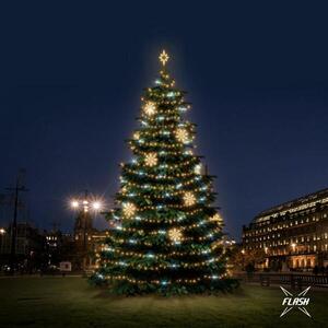 DecoLED LED světelná sada na stromy vysoké 12-14m, teplá bílá s Flash, dekory 8EFD08W obraz