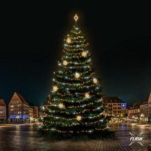DecoLED LED světelná sada na stromy vysoké 21-23m, teplá bílá s Flash, dekory 8EFD08W obraz