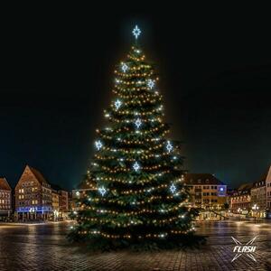 DecoLED LED světelná sada na stromy vysoké 21-23m, teplá bílá s Flash, ledové dekory EFD09S2 obraz