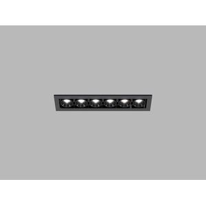 LED2 2560253DT Zápustné svítidlo RIVA MINI 6, B TRIAC 10W 3000K/3500K/4000K UGR černá obraz