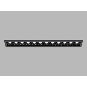 LED2 2560353 Zápustné svítidlo RIVA MINI 12, B 20W 3000K/3500K/4000K UGR černá obraz