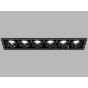 LED2 2560873D Zápustné svítidlo RIVA MAXI 6, B DALI/PUSH 30W 2700K/3000K/4000K UGR černá obraz