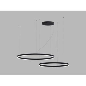 LED2 3274673D Závěsné svítidlo CIRCLE SET 2 P-Z, B DALI/PUSH 104W 2700K/3000K/4000K černá obraz