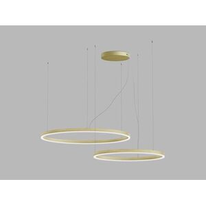LED2 3274677D Závěsné svítidlo CIRCLE SET 2 P-Z, G DALI/PUSH 104W 2700K/3000K/4000K zlatá obraz