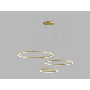 LED2 3274777DTW Závěsné svítidlo CIRCLE SET 3 P-Z, G DALI TW/PUSH TW 136W 2700K-4000K zlatá obraz