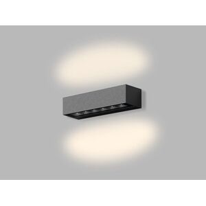 LED2 5131474 Nástěnné venkovní svítidlo BENO II 2, A 2x6W 2200K / 2700K / 3000K / 4000K antracit obraz