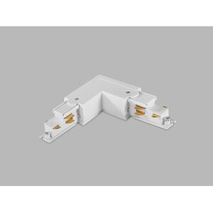 LED2 7360801 ECO TRACK levá L-spojka s napájením, W DALI bílá obraz