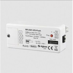 LED2 SR-2421-ZG-Push SR-2421-ZG-Push Zigbee to DALI DT6/DT8+0/1-10V Converter bílá obraz