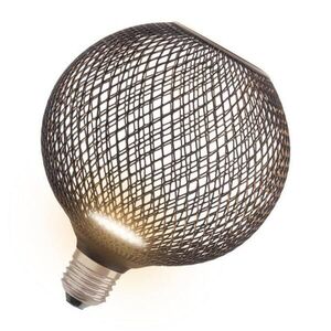 LEDVANCE DECOR LED FLAT GLOBE 125 BLACK 3.5W 827 matná E27 Non-DIM 4058075840126 obraz
