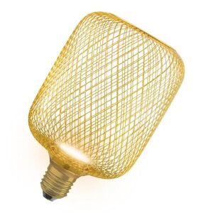LEDVANCE DECOR LED FLAT SQUARE 100 GOLD 3.5W 827 Frosted E27 Non-DIM 4058075840102 obraz