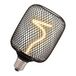 LEDVANCE DECOR LED SPIRAL FILAMENT SQUARE 100 BLACK DIM 3.5W 818 E27 4058075840300 obraz