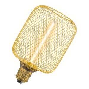 LEDVANCE DECOR LED STRAW FILAMENT SQUARE 100 16 GOLD DIM 3.5W 818 E27 4058075840188 obraz