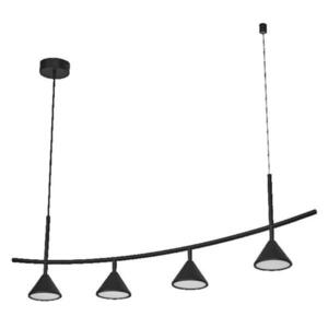 LEDVANCE LED závěsné svítidlo Fuji lineární 16W 930 černé 4058075841864 obraz