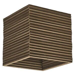 LEDVANCE stropní svítidlo Cardboard Square E27 hnědé 4058075837409 obraz