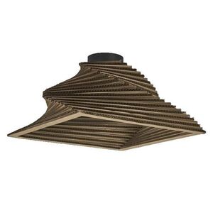 LEDVANCE stropní svítidlo Cardboard Square Turn E27 hnědé 4058075837461 obraz