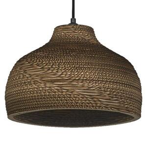 LEDVANCE závěsné svítidlo Cardboard Hat E27 hnědé 4058075837201 obraz