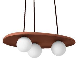 LEDVANCE závěsné svítidlo Clay Nest 3xG9 hnědé 4058075841109 obraz