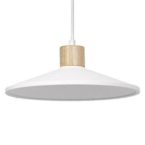 LEDVANCE závěsné svítidlo Plaster Wood 320 mm E27 bílé 4058075838383 obraz