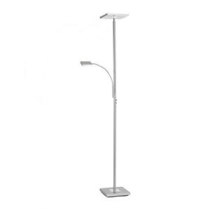 LEUCHTEN DIREKT is JUST LIGHT LED osvětlení stropu se čtecí lampou, stojací svítidlo, ocel 3000K LD 11710-55 obraz