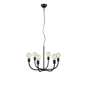 MARKSLOJD Markslöjd Amistoso závěsné svítidlo černé 6 lamp obraz