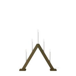 MARKSLOJD Markslöjd Ariele adventní svícen tmavá hnědá 47 cm obraz