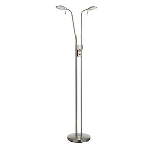 MARKSLOJD Markslöjd Hudson LED stojací lampa ocel 2 ramena obraz