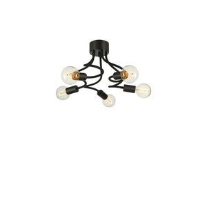MARKSLOJD Markslöjd Medusa stropní svítidlo černé 5 lamp obraz