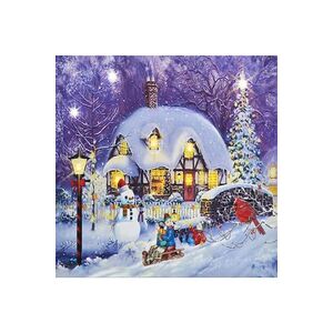 MARKSLOJD Markslöjd Motiv LED vánoční obraz 30x30 cm obraz
