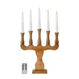 MARKSLOJD Markslöjd Rydboholm hnědý adventní svícen na baterie obraz