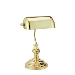 MARKSLOJD Markslöjd stolní lampa Bankers mosaz 42 cm obraz