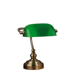 MARKSLOJD Markslöjd stolní lampa Bankers zelená 25 cm obraz