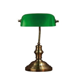 MARKSLOJD Markslöjd stolní lampa Bankers zelená 42 cm obraz