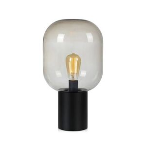 MARKSLOJD Markslöjd stolní lampa Brooklyn černá/kouřová 44 cm obraz