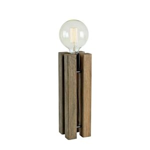 MARKSLOJD Markslöjd stolní lampa Lodge hnědá 36 cm obraz