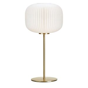 MARKSLOJD Markslöjd stolní lampa Sober, mosaz/bílá, 50 cm obraz