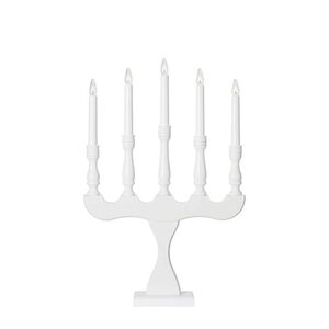 MARKSLOJD Markslöjd Svaneholm adventní bílý svícen 5 žárovek obraz
