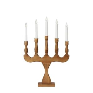 MARKSLOJD Markslöjd Svaneholm hnědý adventní svícen 5 žárovek obraz