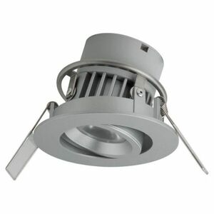 MEGAMAN LED zapuštěné svítidlo SIENA F28100RC-w 828 8W Dim2Warm IP44 stříbrná 230V F28100RC-w/828/SV obraz