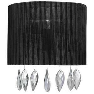 Nástěnné svítidlo AZzardo Sidney wall black AZ0913 E14 1x40W IP20 22cm černé obraz
