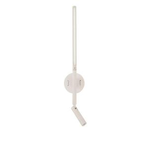 NOVA LUCE nástěnné svítidlo HANDY bílý hliník a akryl nastavitelné/rotační - vypínač na těle LED Samsung 230V 3000K osvětlení 6W čtecí lampička 3W IP20 9182811 obraz