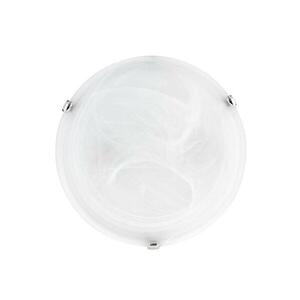 NOVA LUCE stropní svítidlo GIORNO alabastrové sklo chromovaný kov E27 1x12W 605801 obraz