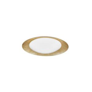NOVA LUCE stropní svítidlo ZANO kov a akrylový difuzor bílá zvenku plátkované zlato uvnitř LED 28W 230V 3000K IP20 stmívatelné 9053821 obraz